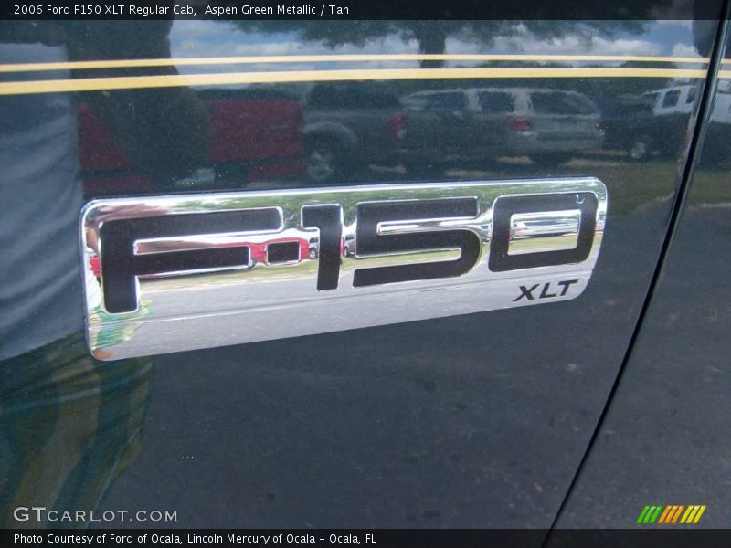 Aspen Green Metallic / Tan 2006 Ford F150 XLT Regular Cab