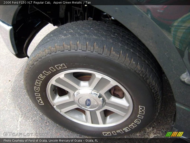 Aspen Green Metallic / Tan 2006 Ford F150 XLT Regular Cab