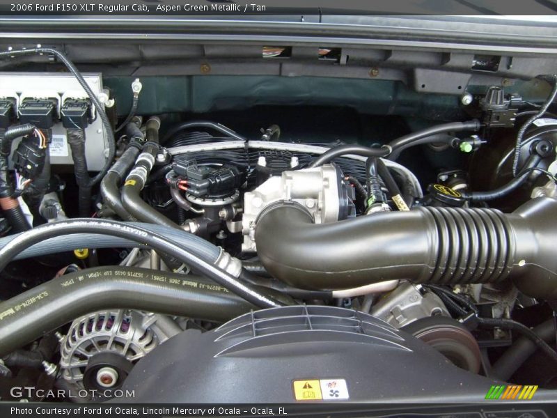 Aspen Green Metallic / Tan 2006 Ford F150 XLT Regular Cab