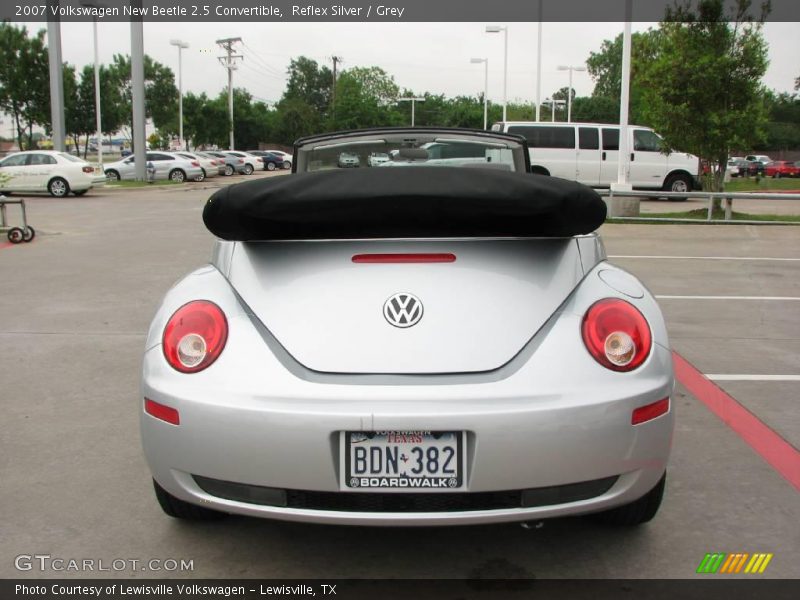 Reflex Silver / Grey 2007 Volkswagen New Beetle 2.5 Convertible