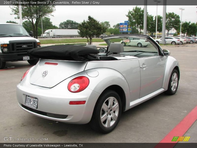 Reflex Silver / Grey 2007 Volkswagen New Beetle 2.5 Convertible