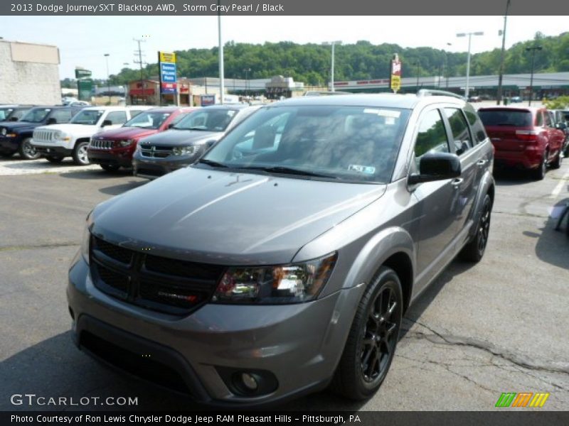 Front 3/4 View of 2013 Journey SXT Blacktop AWD