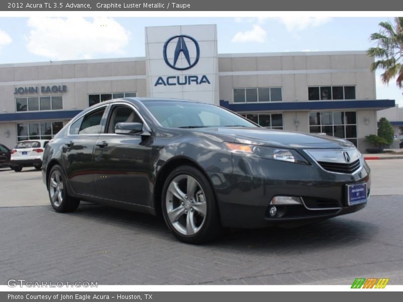 Graphite Luster Metallic / Taupe 2012 Acura TL 3.5 Advance