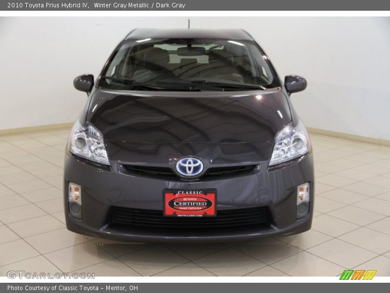 Winter Gray Metallic / Dark Gray 2010 Toyota Prius Hybrid IV