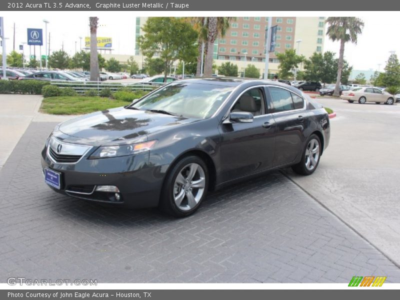 Graphite Luster Metallic / Taupe 2012 Acura TL 3.5 Advance