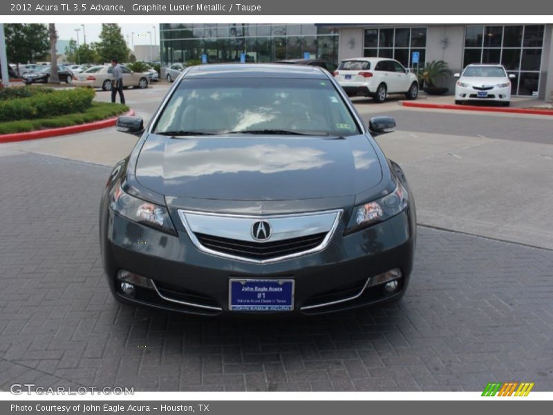 Graphite Luster Metallic / Taupe 2012 Acura TL 3.5 Advance