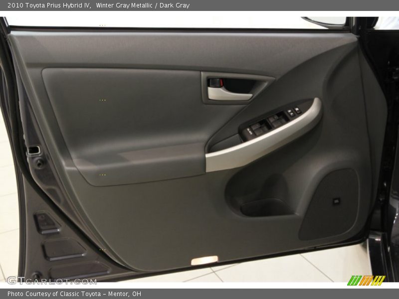 Winter Gray Metallic / Dark Gray 2010 Toyota Prius Hybrid IV