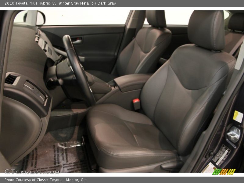 Winter Gray Metallic / Dark Gray 2010 Toyota Prius Hybrid IV