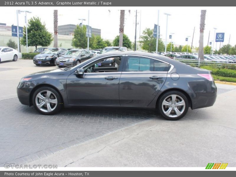 Graphite Luster Metallic / Taupe 2012 Acura TL 3.5 Advance