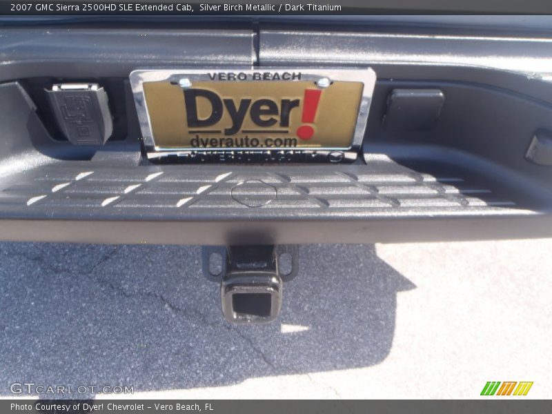 Silver Birch Metallic / Dark Titanium 2007 GMC Sierra 2500HD SLE Extended Cab