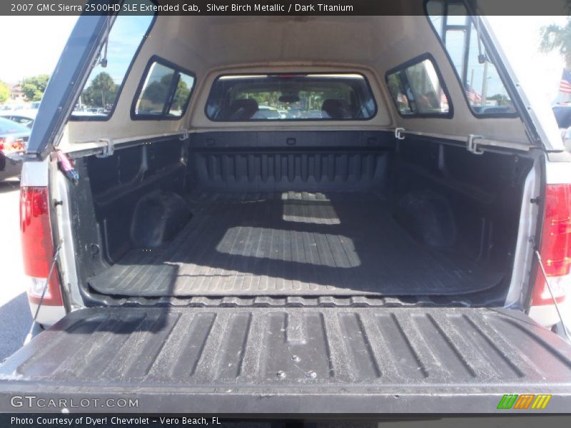 Silver Birch Metallic / Dark Titanium 2007 GMC Sierra 2500HD SLE Extended Cab