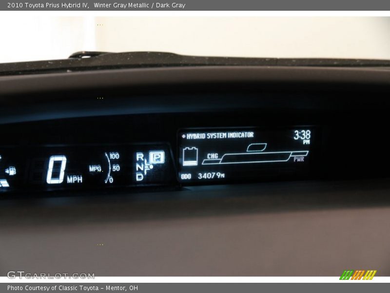 Winter Gray Metallic / Dark Gray 2010 Toyota Prius Hybrid IV