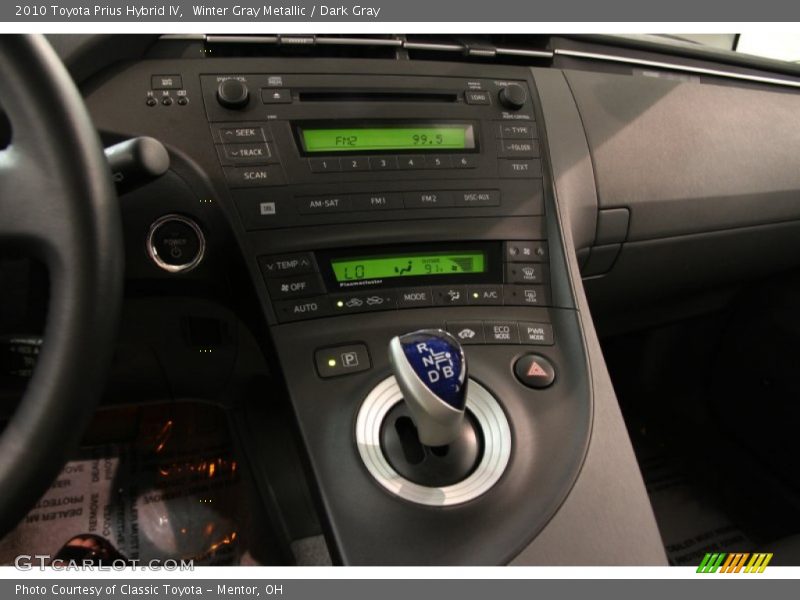 Winter Gray Metallic / Dark Gray 2010 Toyota Prius Hybrid IV