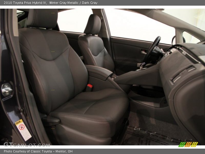Winter Gray Metallic / Dark Gray 2010 Toyota Prius Hybrid IV