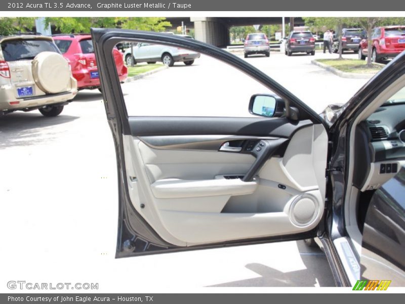Graphite Luster Metallic / Taupe 2012 Acura TL 3.5 Advance