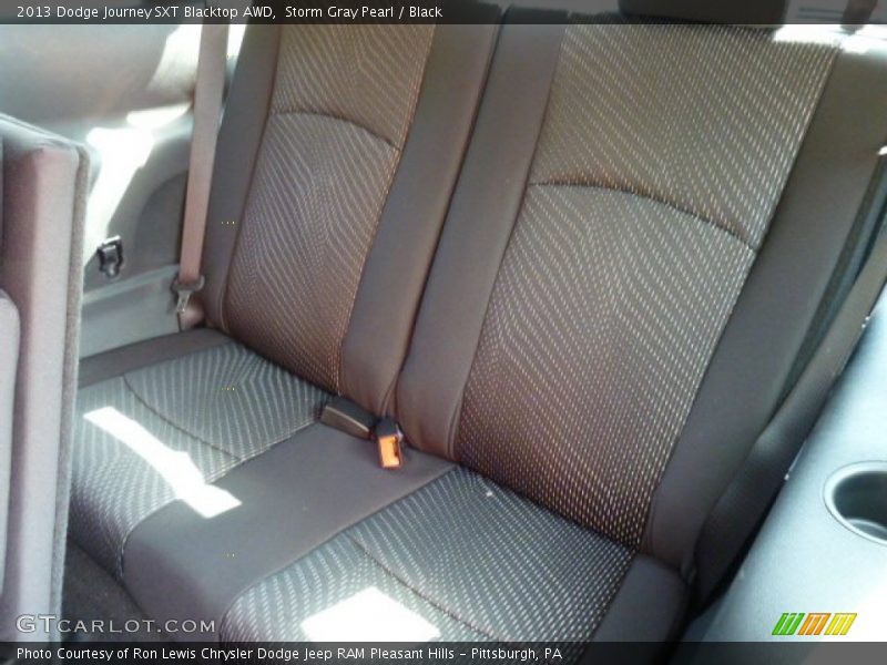 Rear Seat of 2013 Journey SXT Blacktop AWD
