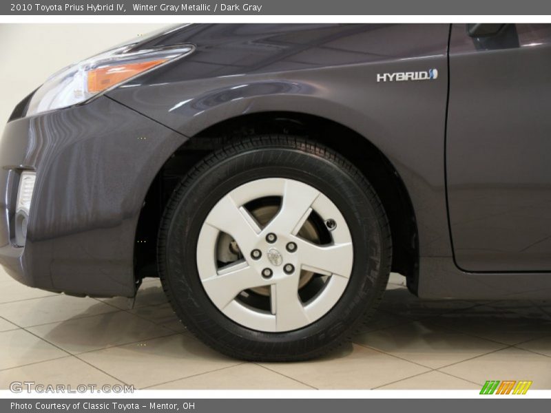 Winter Gray Metallic / Dark Gray 2010 Toyota Prius Hybrid IV