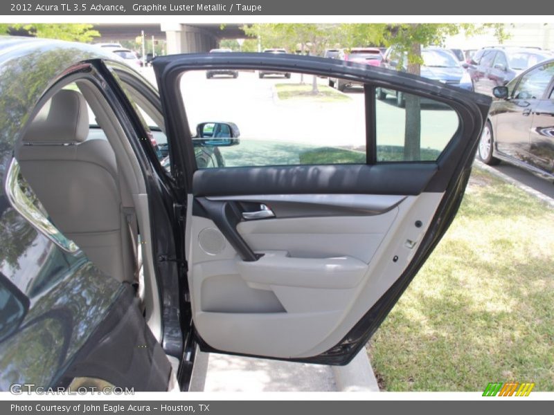 Graphite Luster Metallic / Taupe 2012 Acura TL 3.5 Advance