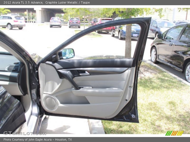 Graphite Luster Metallic / Taupe 2012 Acura TL 3.5 Advance