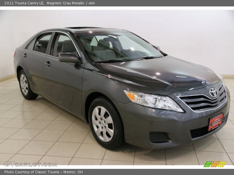 Magnetic Gray Metallic / Ash 2011 Toyota Camry LE