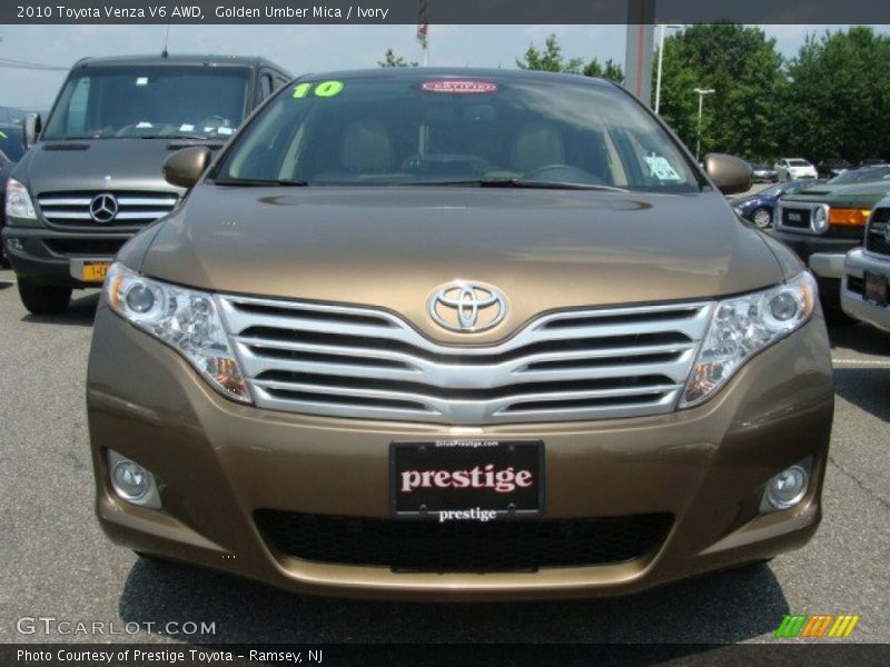 Golden Umber Mica / Ivory 2010 Toyota Venza V6 AWD