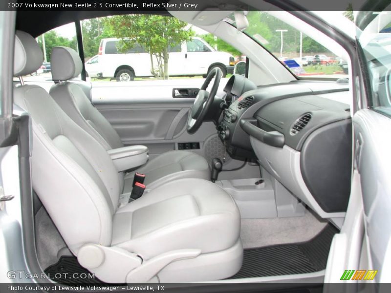 Reflex Silver / Grey 2007 Volkswagen New Beetle 2.5 Convertible