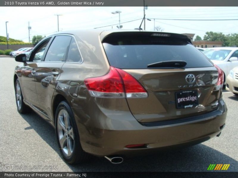 Golden Umber Mica / Ivory 2010 Toyota Venza V6 AWD
