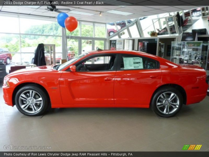 Redline 3 Coat Pearl / Black 2013 Dodge Charger R/T Plus AWD