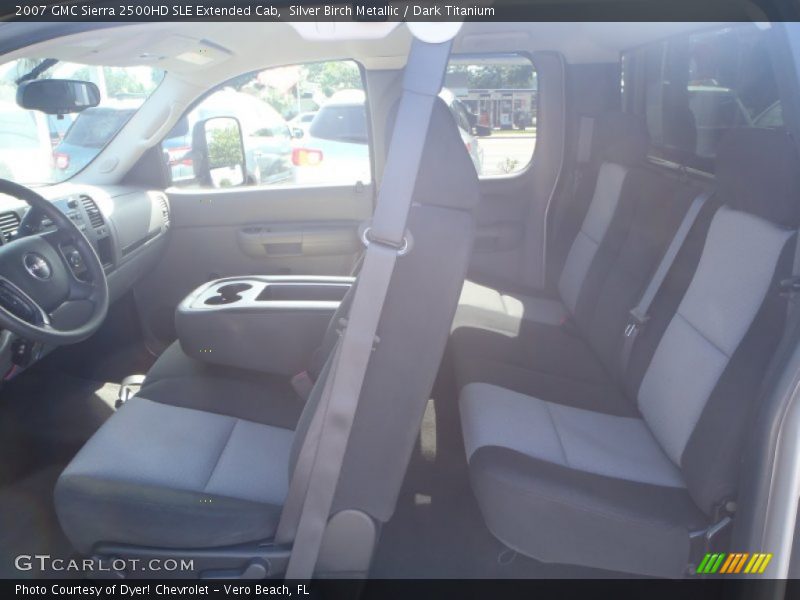 Silver Birch Metallic / Dark Titanium 2007 GMC Sierra 2500HD SLE Extended Cab