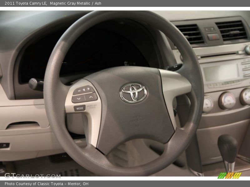 Magnetic Gray Metallic / Ash 2011 Toyota Camry LE