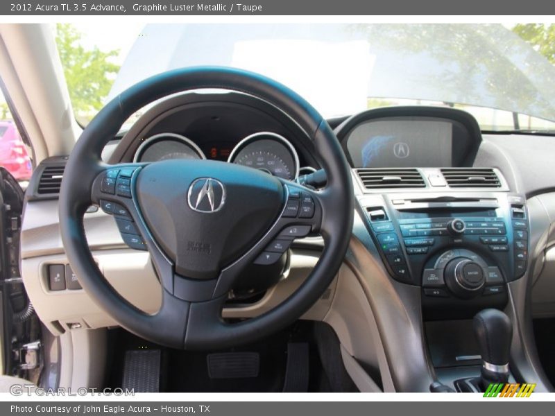 Graphite Luster Metallic / Taupe 2012 Acura TL 3.5 Advance