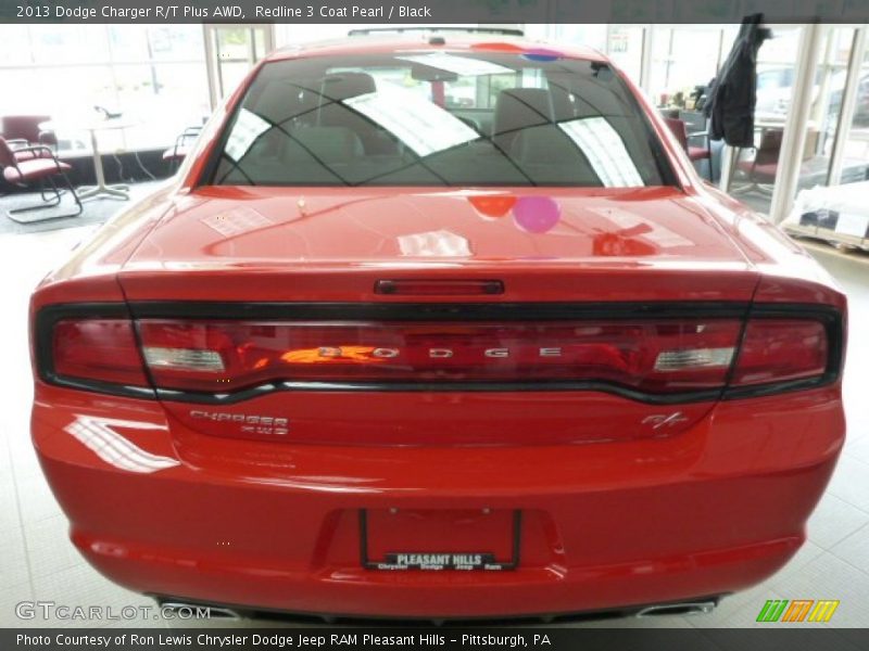 Redline 3 Coat Pearl / Black 2013 Dodge Charger R/T Plus AWD