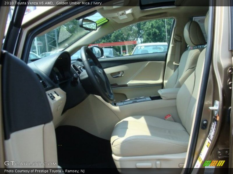 Golden Umber Mica / Ivory 2010 Toyota Venza V6 AWD