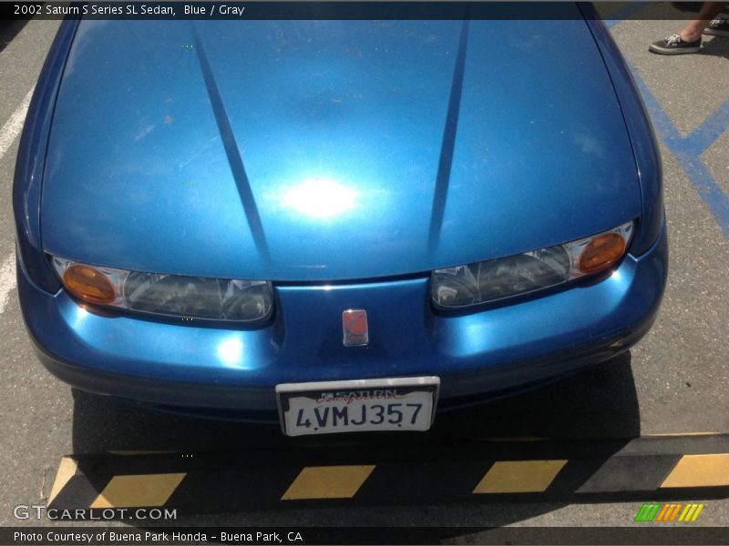 Blue / Gray 2002 Saturn S Series SL Sedan