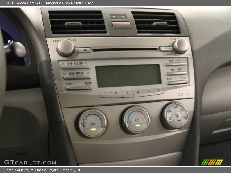 Magnetic Gray Metallic / Ash 2011 Toyota Camry LE