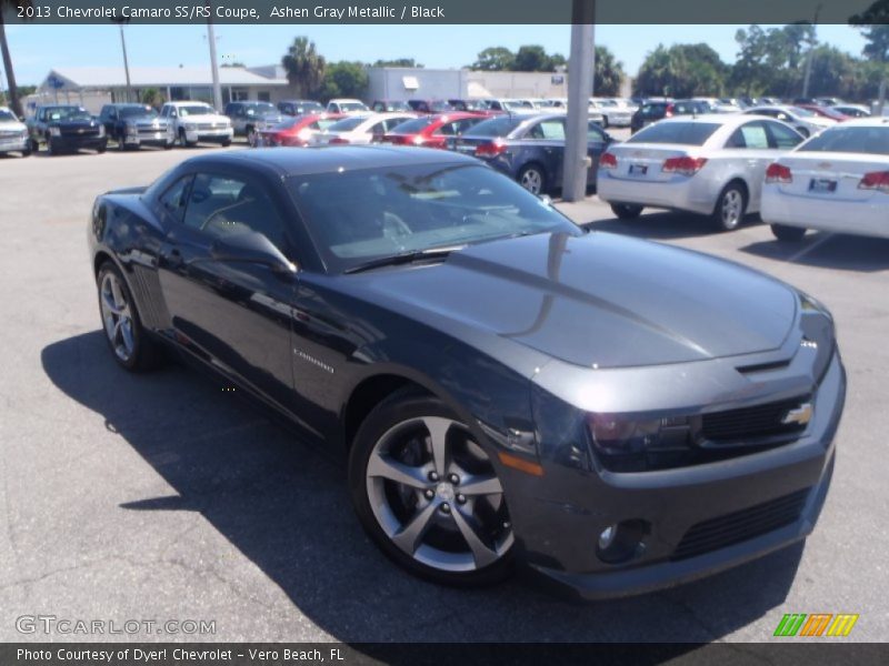 Ashen Gray Metallic / Black 2013 Chevrolet Camaro SS/RS Coupe