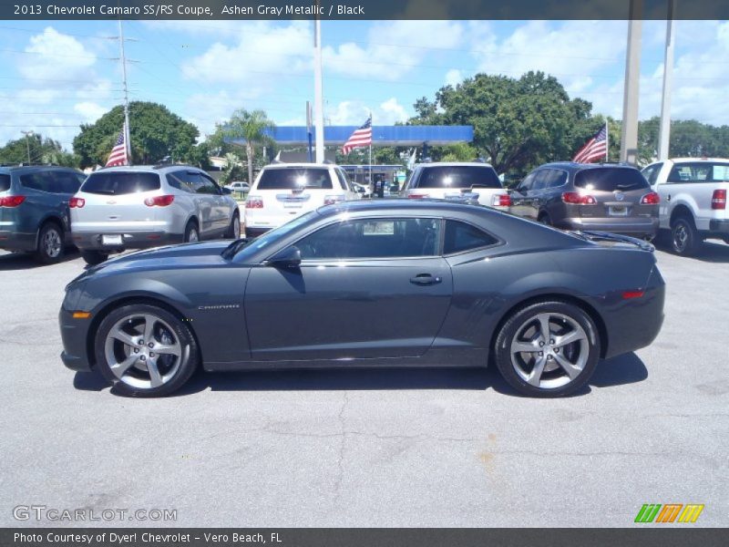 Ashen Gray Metallic / Black 2013 Chevrolet Camaro SS/RS Coupe