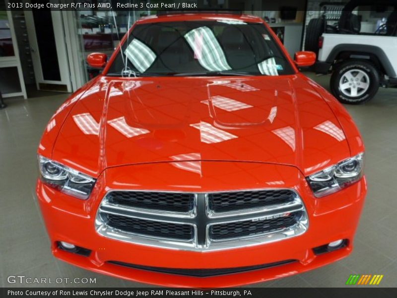 Redline 3 Coat Pearl / Black 2013 Dodge Charger R/T Plus AWD