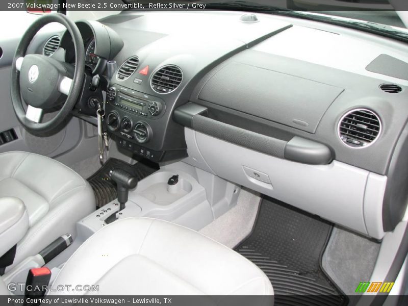 Reflex Silver / Grey 2007 Volkswagen New Beetle 2.5 Convertible