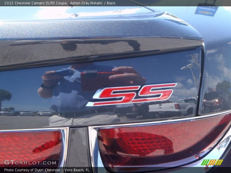 Ashen Gray Metallic / Black 2013 Chevrolet Camaro SS/RS Coupe