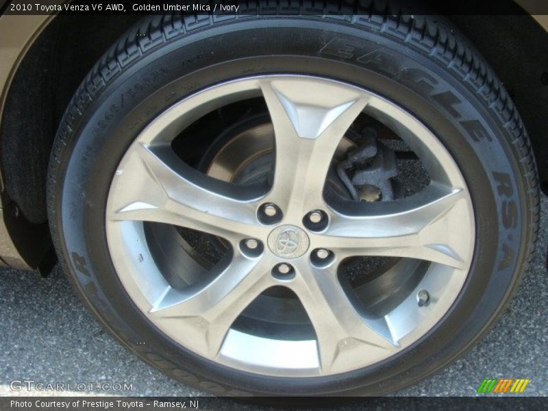 Golden Umber Mica / Ivory 2010 Toyota Venza V6 AWD