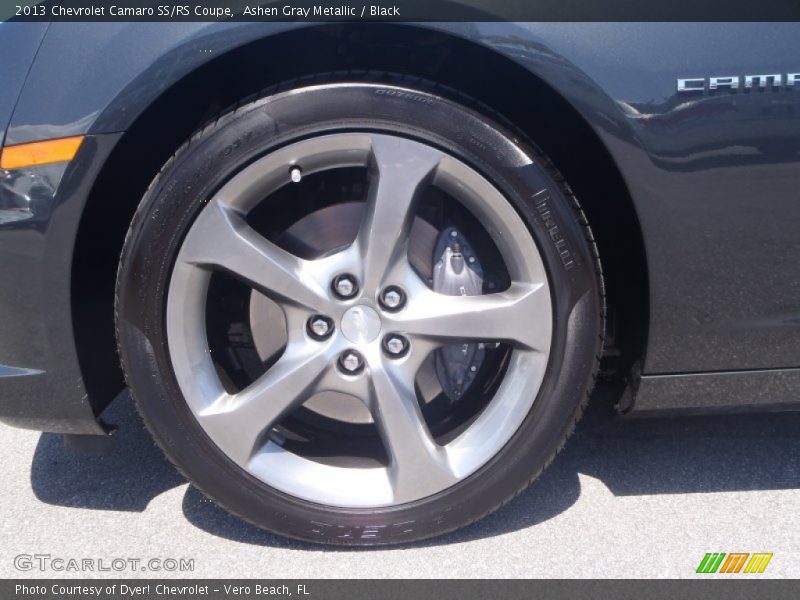 Ashen Gray Metallic / Black 2013 Chevrolet Camaro SS/RS Coupe