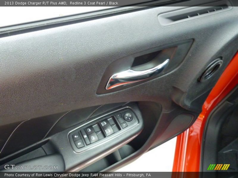 Redline 3 Coat Pearl / Black 2013 Dodge Charger R/T Plus AWD