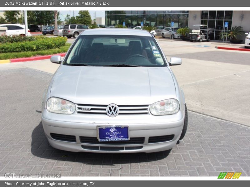 Reflex Silver Metallic / Black 2002 Volkswagen GTI 1.8T