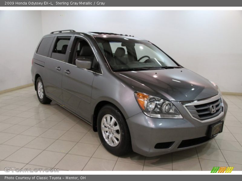 Sterling Gray Metallic / Gray 2009 Honda Odyssey EX-L