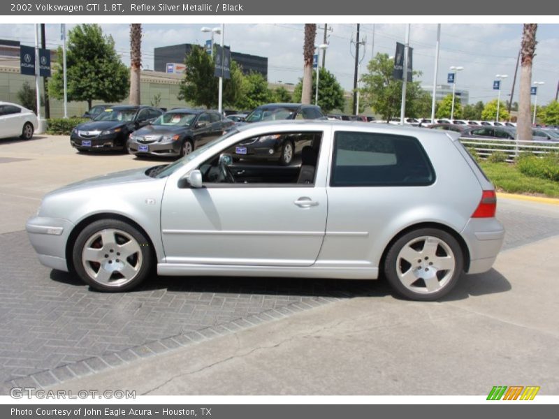 Reflex Silver Metallic / Black 2002 Volkswagen GTI 1.8T