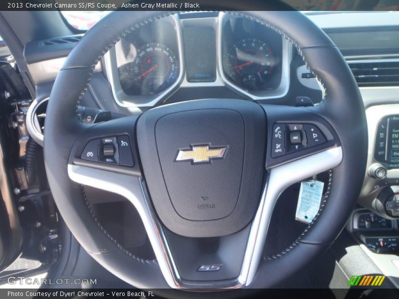 Ashen Gray Metallic / Black 2013 Chevrolet Camaro SS/RS Coupe