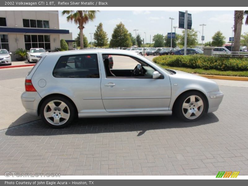 Reflex Silver Metallic / Black 2002 Volkswagen GTI 1.8T