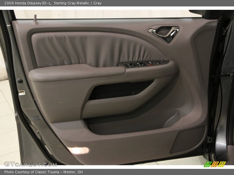 Sterling Gray Metallic / Gray 2009 Honda Odyssey EX-L