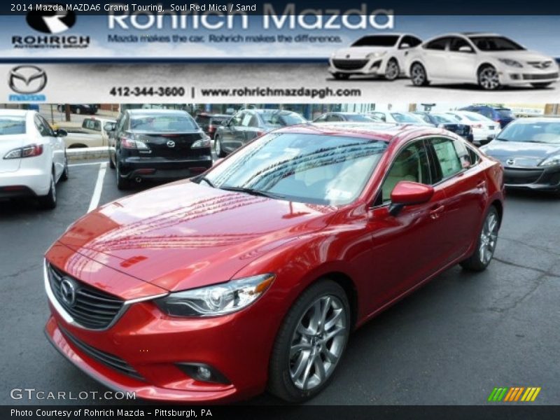 Soul Red Mica / Sand 2014 Mazda MAZDA6 Grand Touring